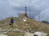 S branou v ruce na Pelisteru (2 601m), nejvy hoe poho Baba