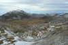 Silnice stoupajc po Campo Imperatore 